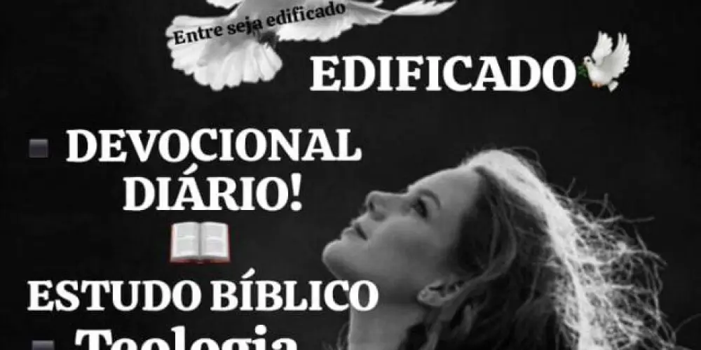Imagem do grupo de WhatsApp ENTRE SEJA EDIFICADO🕊️ESTUDOS BÍBLICOS,DEVOCIONAL E LEITURA.🤓📖📚