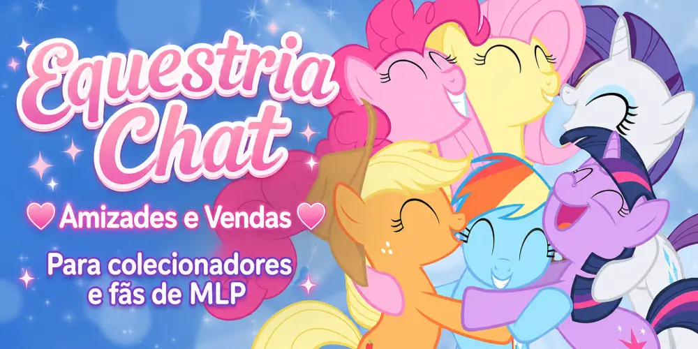 Imagem do grupo de WhatsApp ✨Equestria Chat✨ - 💜Amizades, Trocas e Vendas💜 para colecionadores e fãs de MLP