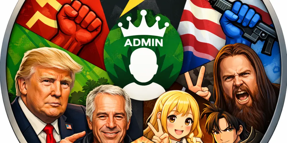 Imagem do grupo de WhatsApp Esquerda vs Direita vs MBL vs Nando Moura vs Epstein vs Donald Trump vs Games vs Admin do Grupo