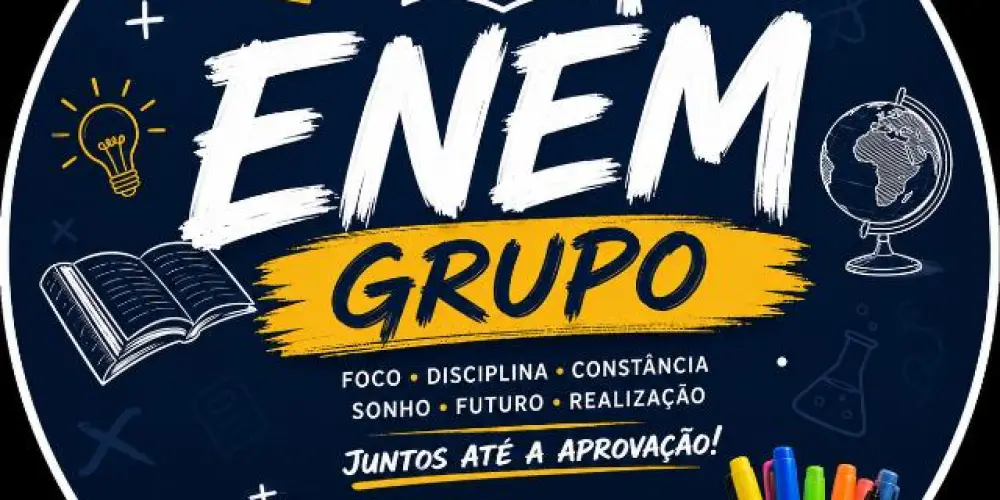 Imagem do grupo de WhatsApp Estudos profissional para Enem 2026