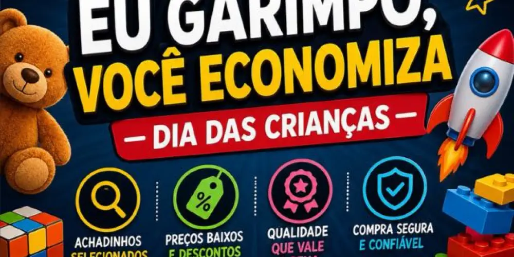 Imagem do grupo de WhatsApp 🎁 Eu Garimpo, você Economiza - Dia das Crianças ❤️