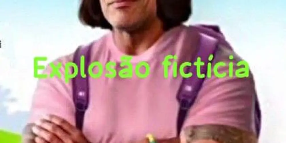 Imagem do grupo de WhatsApp Explosão fictícia