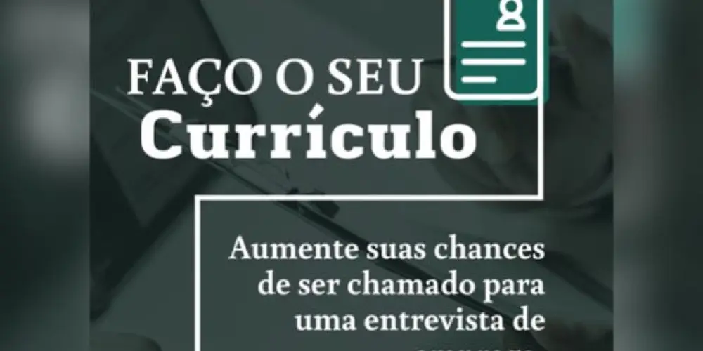 Imagem do grupo de WhatsApp Faço o seu Currículo 📑