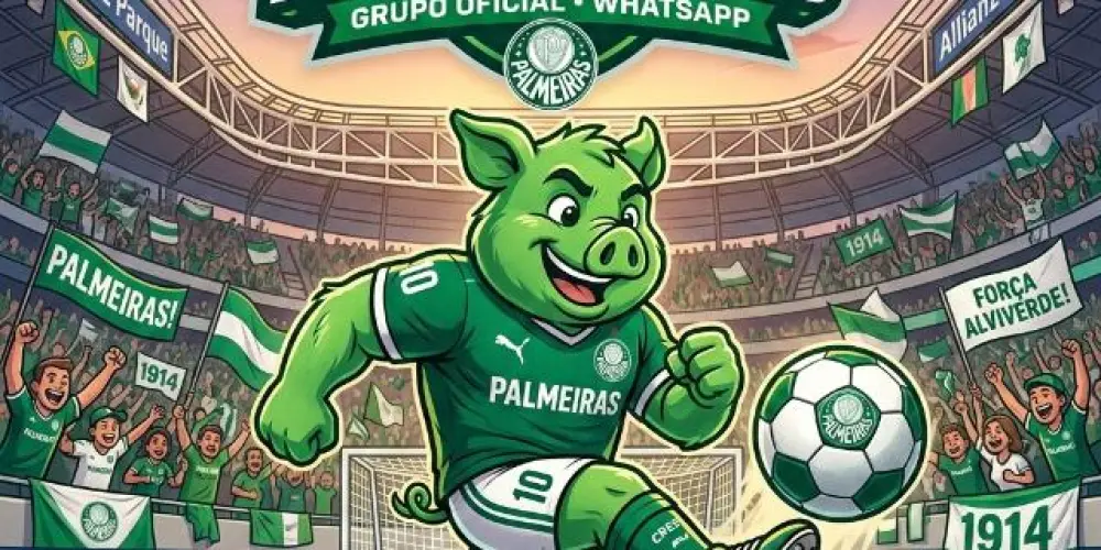 Imagem do grupo de WhatsApp Família Palmeiras 🟢⚪