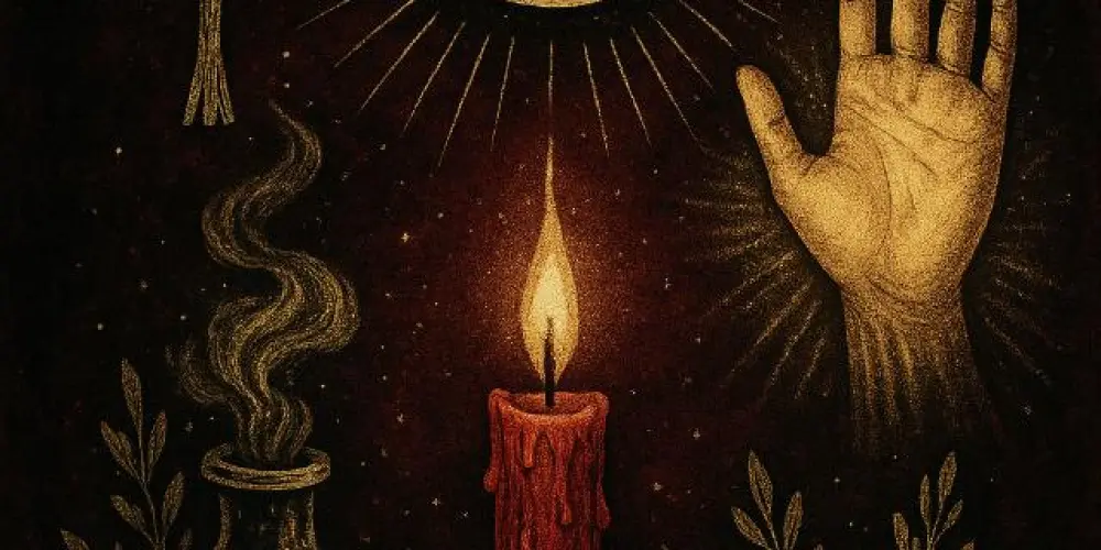 Imagem do grupo de WhatsApp feitiços de poder 💀✝️🕯️