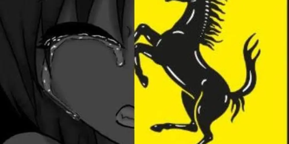 Imagem do grupo de WhatsApp ferrarista com f de fudidos 🏁