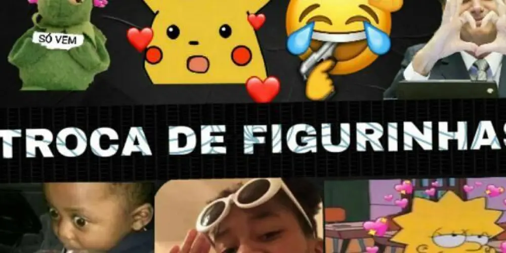Imagem do grupo de WhatsApp FIGURINHAS