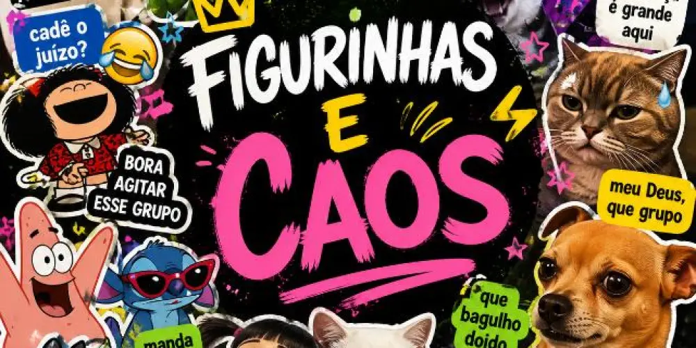 Imagem do grupo de WhatsApp Figurinhas e bate papo