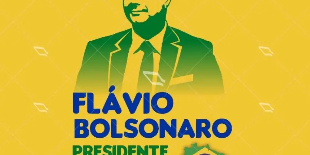 Imagem do grupo de WhatsApp Flávio Bolsonaro Presidente