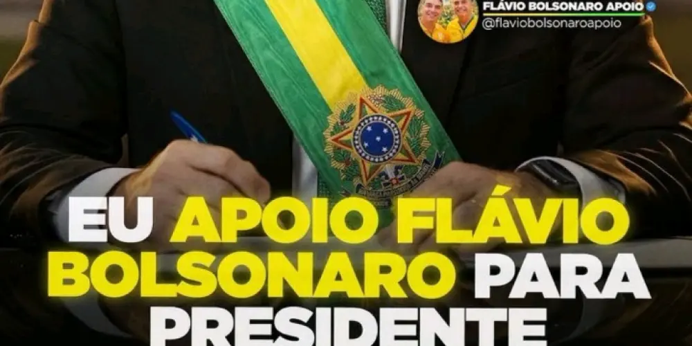 Imagem do grupo de WhatsApp Flávio Presidente