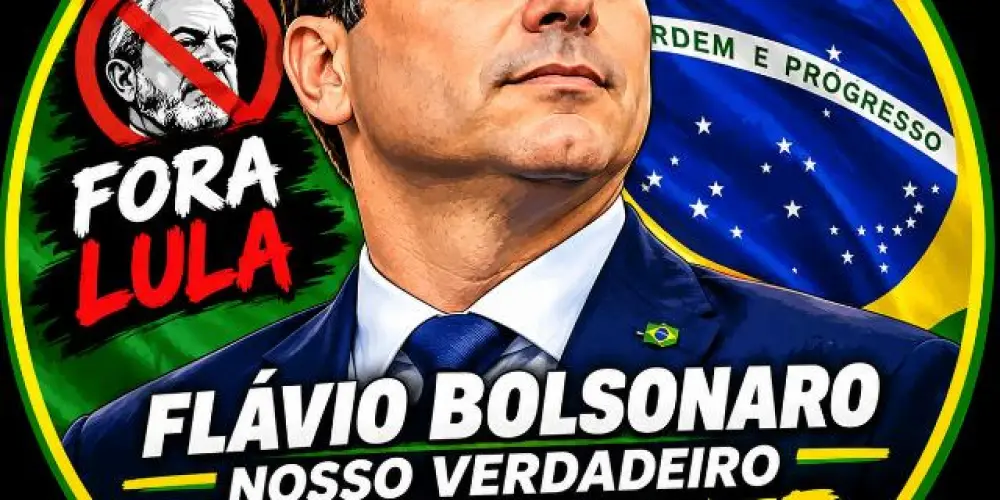 Imagem do grupo de WhatsApp Fora Lula Flávio Bolsonaro nosso verdadeiro presidente
