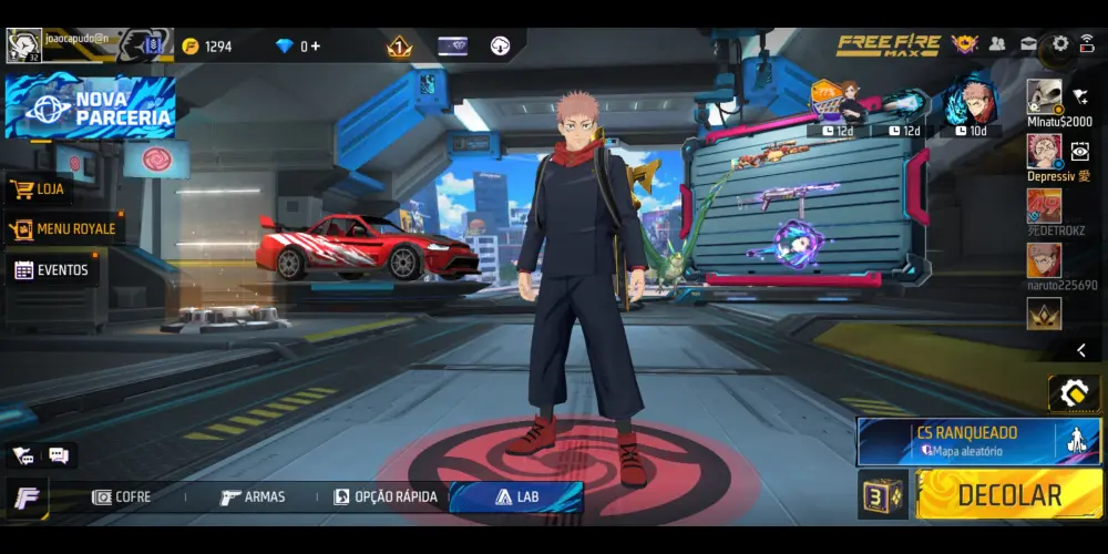 Imagem do grupo de WhatsApp Free fire