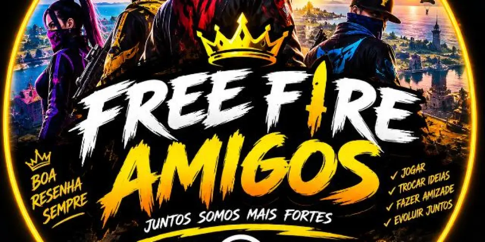 Imagem do grupo de WhatsApp Free fire amigos
