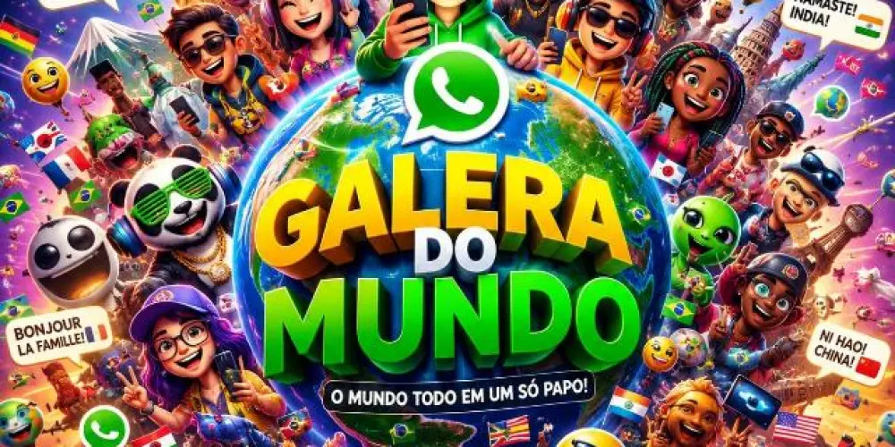Imagem do grupo de WhatsApp 🌍 Galera do Mundo👽