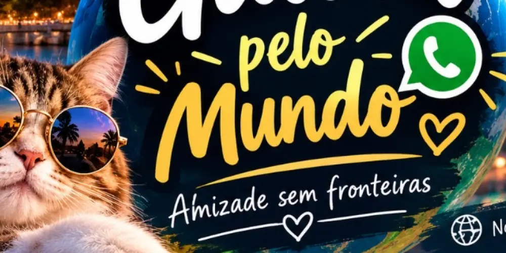Imagem do grupo de WhatsApp Galera pelo mundo