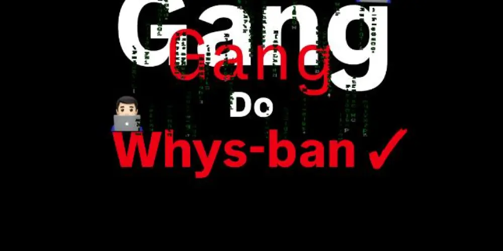 Imagem do grupo de WhatsApp Gang do whys-ban ✓