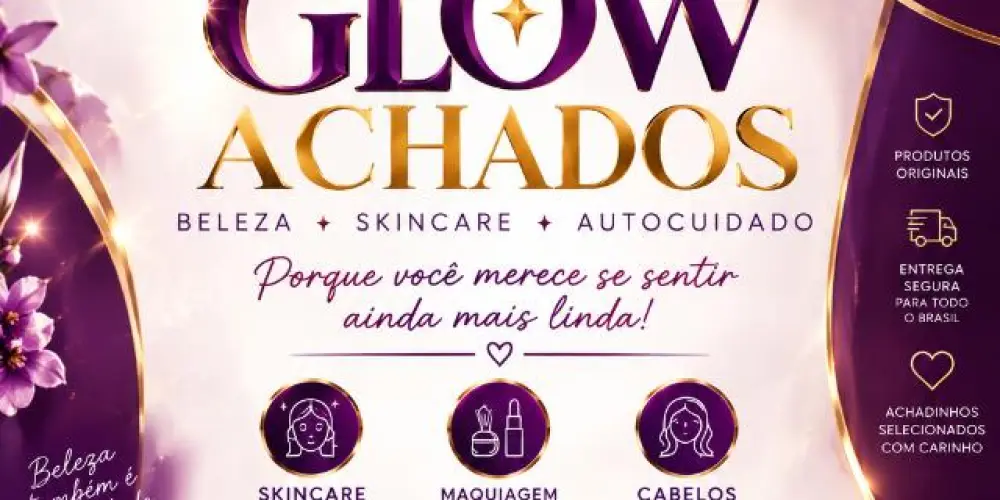 Imagem do grupo de WhatsApp Glow Achados💜✨