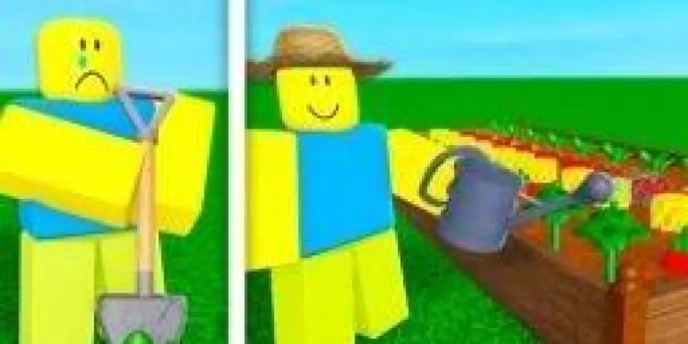 Imagem do grupo de WhatsApp Grow a garden