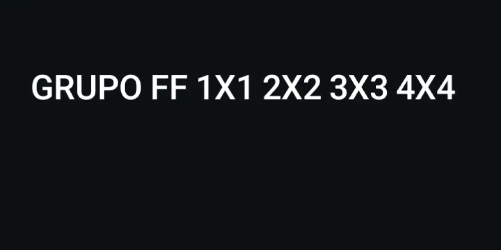 Imagem do grupo de WhatsApp GRUPO 1X1 2X2 3X3 4X4 0%TAXA