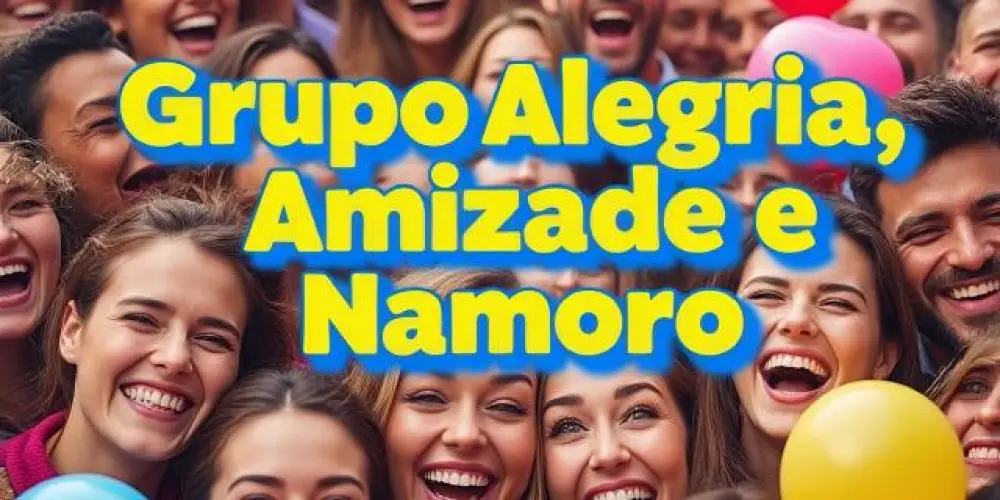 Imagem do grupo de WhatsApp Grupo Alegria Amizade ou Namoro