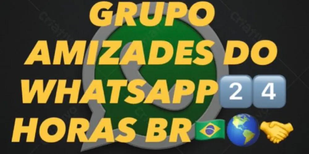 Imagem do grupo de WhatsApp GRUPO AMIZADES DO WHATSAPP 2️⃣4️⃣HORAS BR🇧🇷🌎🤝