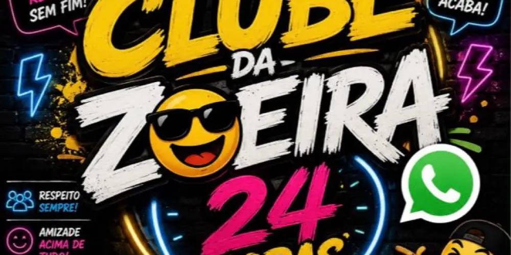 Imagem do grupo de WhatsApp Grupo clube da zoeira 2️⃣4️⃣hrs