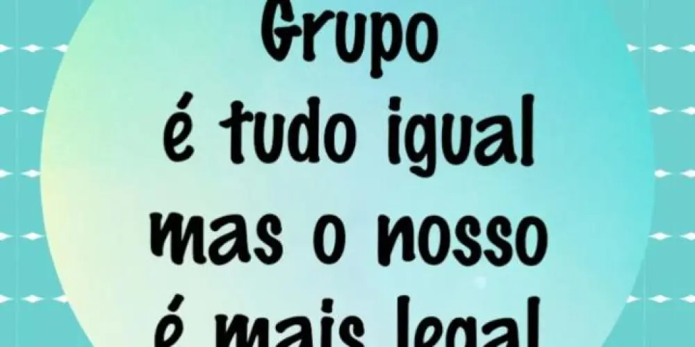 Imagem do grupo de WhatsApp GRUPO DA BAGUNÇA
