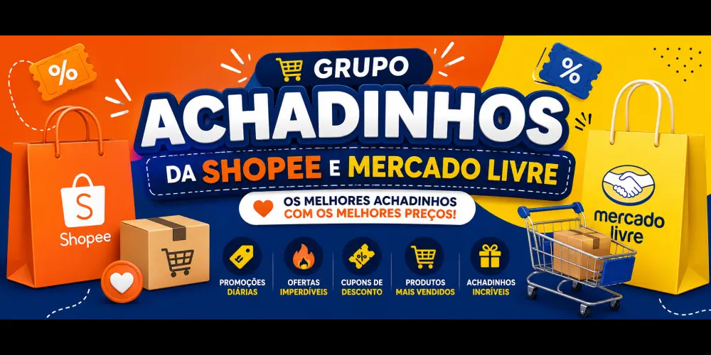 Imagem do grupo de WhatsApp Grupo de Achadinhos Shopee e Mercado Livre