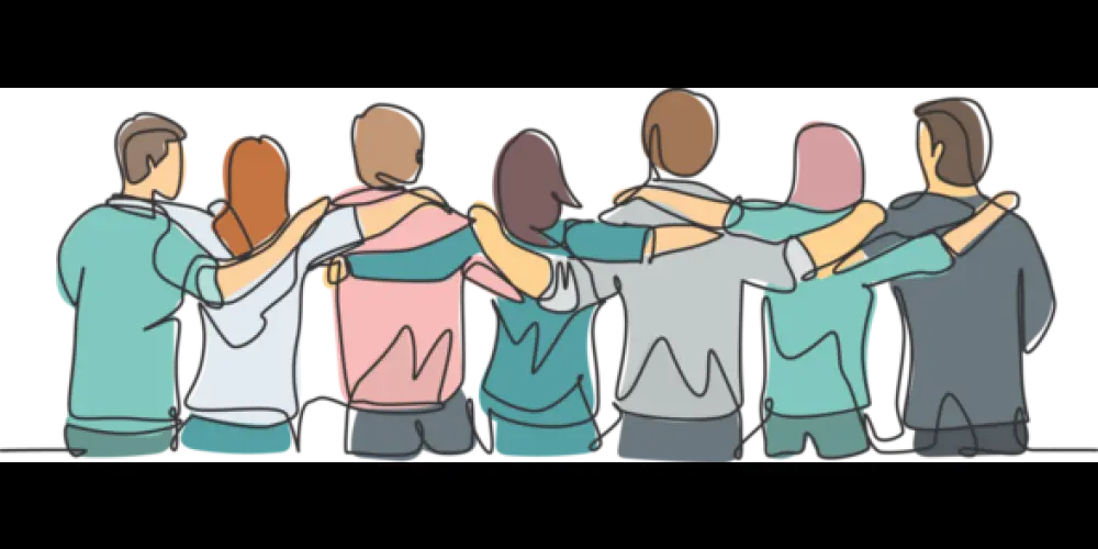 Imagem do grupo de WhatsApp grupo de amigos