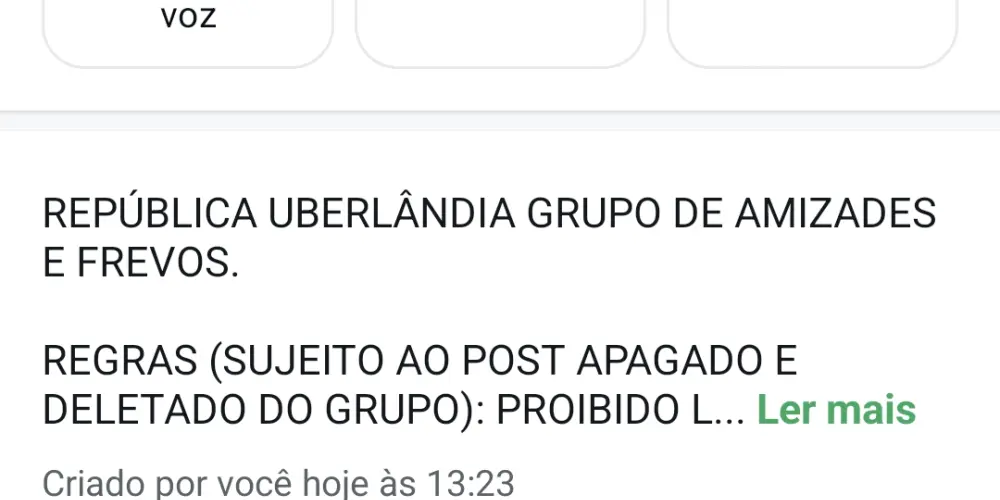 Imagem do grupo de WhatsApp GRUPO DE AMIZADES UBERLÂNDIA