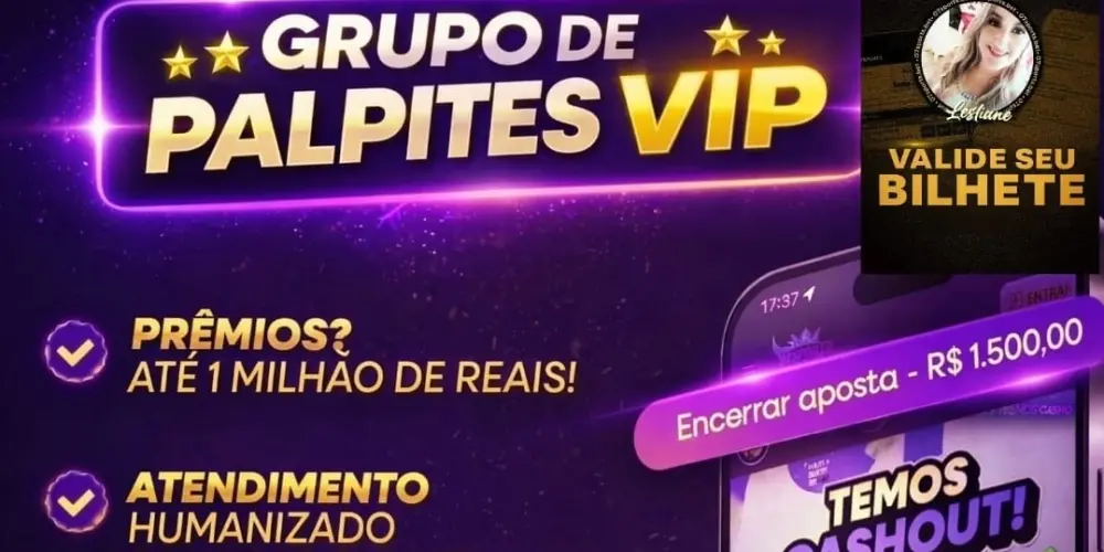 Imagem do grupo de WhatsApp grupo de palpites esportivos