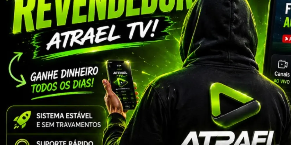 Imagem do grupo de WhatsApp GRUPO DE REVENDA ATRAEL TV