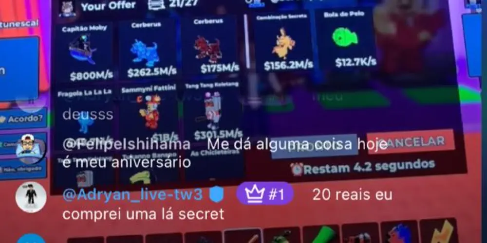 Imagem do grupo de WhatsApp Grupo de roube um brainrot