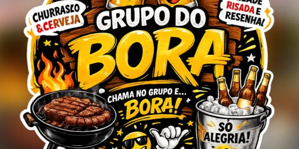 Imagem do grupo de WhatsApp Grupo do Bora 🍻