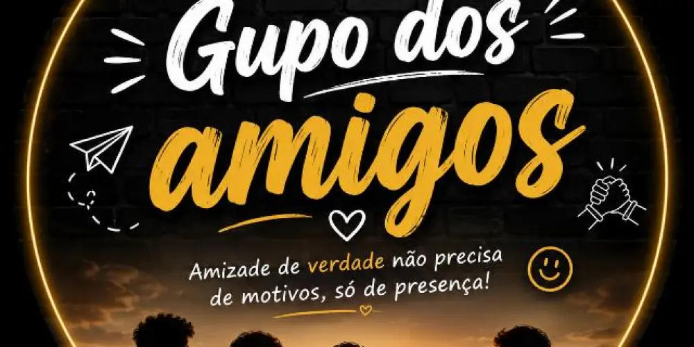 Imagem do grupo de WhatsApp GRUPO DOS AMIGOS