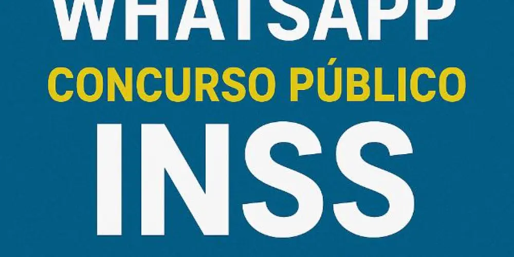Imagem do grupo de WhatsApp 🔥 GRUPO OFICIAL – INSS 2026 Ensino médio 🔥