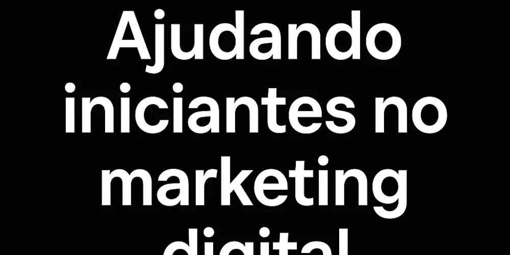 Imagem do grupo de WhatsApp Grupo Para Ajudar Iniciantes Que Estão Começando no Marketing Digital