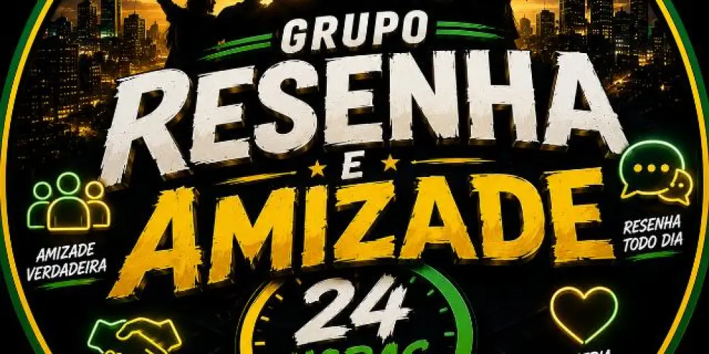 Imagem do grupo de WhatsApp Grupo resenha e amizade 2️⃣4️⃣hr/🌎🇧🇷