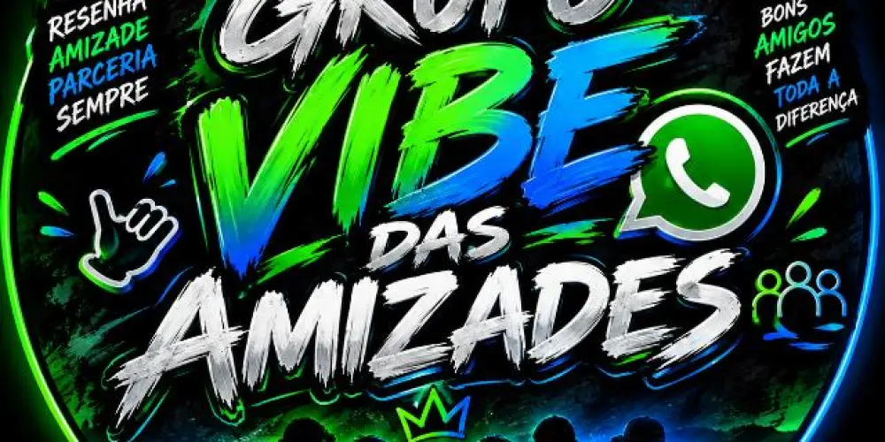 Imagem do grupo de WhatsApp GRUPO VIBE DAS AMIZADES 🤝
