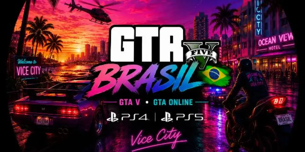 Imagem do grupo de WhatsApp GTA V PS4/PS5