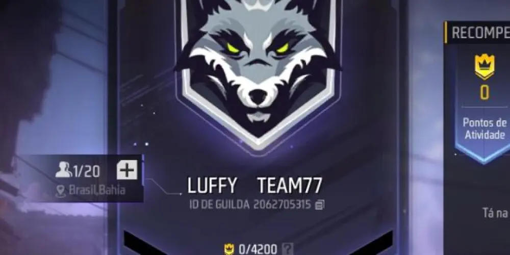 Imagem do grupo de WhatsApp GUILDA TEAM LUFFY