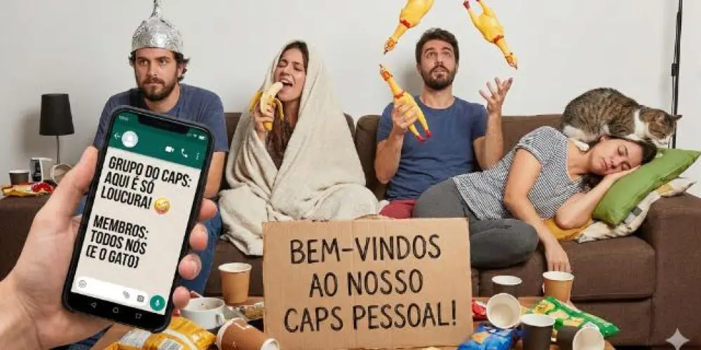 Imagem do grupo de WhatsApp Hospício 🤡😂