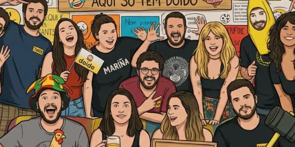 Imagem do grupo de WhatsApp Hospício