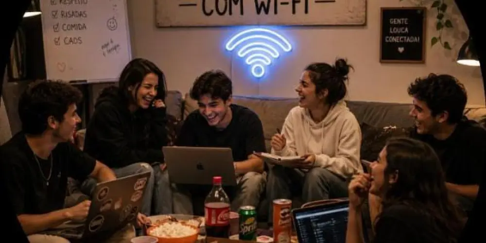 Imagem do grupo de WhatsApp Hospício com Wi-Fi ✨