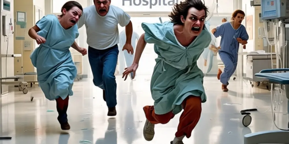 Imagem do grupo de WhatsApp Hospital de loucos 1.0