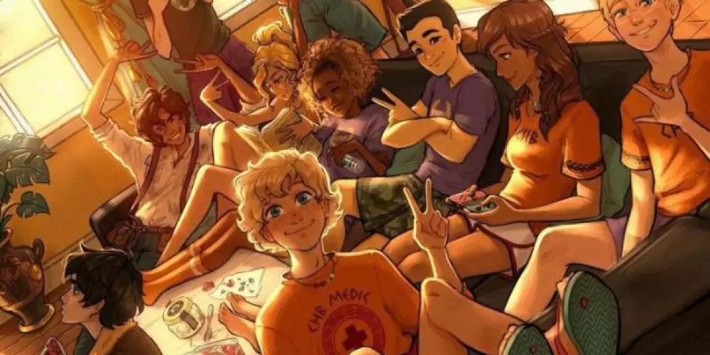 Imagem do grupo de WhatsApp •.+°~ ->House De Percy Jackson<- ~°+.•