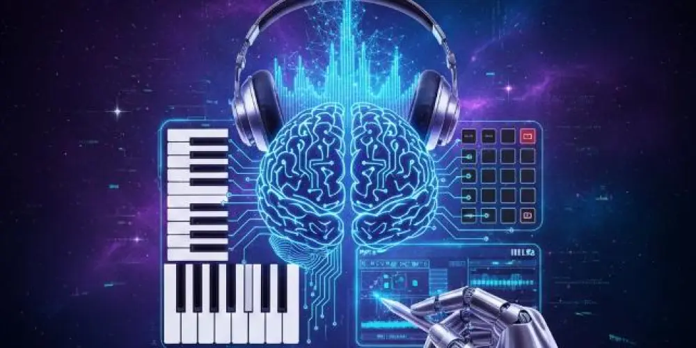 Imagem do grupo de WhatsApp IA-Música & Beats