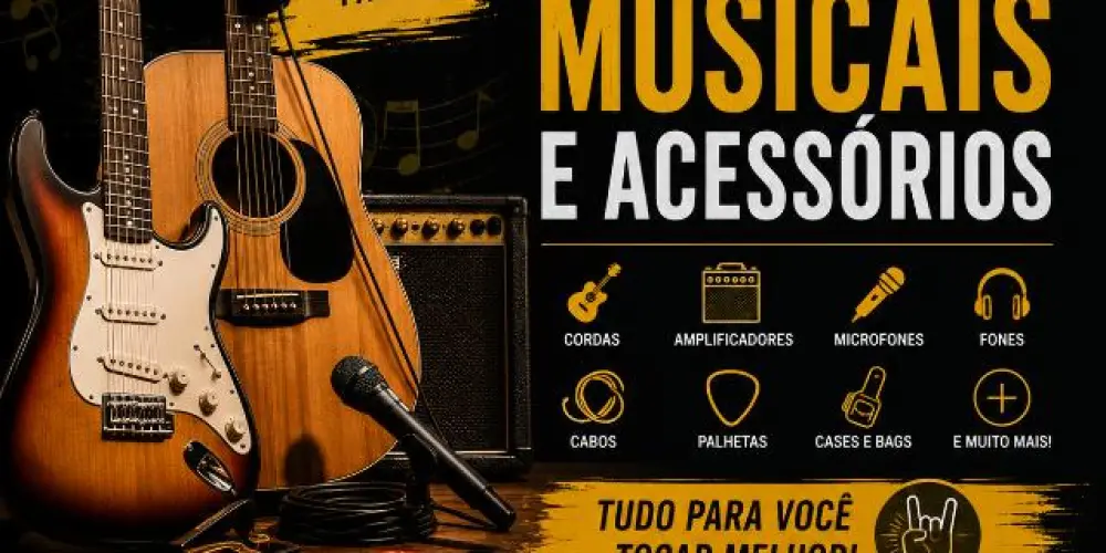Imagem do grupo de WhatsApp Instrumentos Musicais e Acessórios Promoções