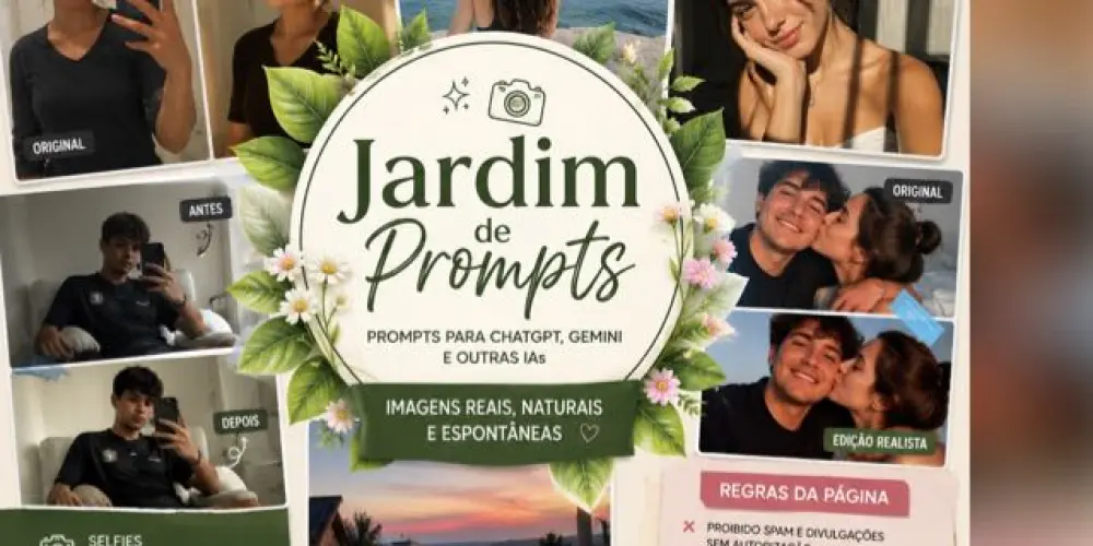 Imagem do grupo de WhatsApp 🩷🌸 Jardim de Prompts 🌸🩷