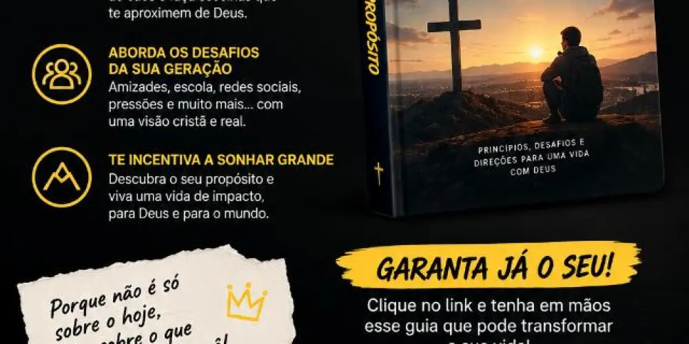 Imagem do grupo de WhatsApp 📖 Jovens com Propósito | Fé & Direção